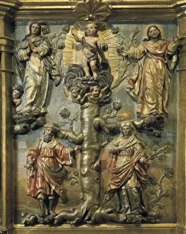 Altar Piece Gallery: SIERRA, Pedro de (1702-1760). Altarpiece of the