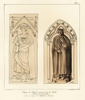 Tinted Prints: Sigebert I (c. 535-575), Frankish king of Austrasia