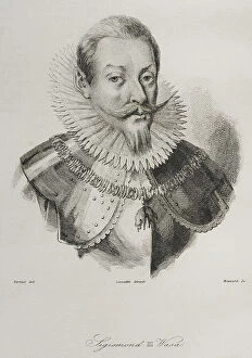Gran Collection: Sigismund III Vasa (1566-1632). Engraving, 1840