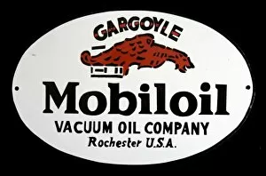 Images Dated 29th January 2008: Sign for Mobiloil