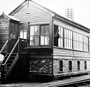 Signal box, Edge Hill, Liverpool, early 1900s