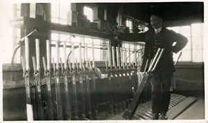 Signal Box Interior, Rillington, Yorkshire