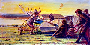 Images Dated 4th April 2012: On my signal - Painting by Andrew McGeachy