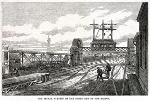 Signalling Collection: Signal Station - Hungerford Bridge - Charing Cross 1864