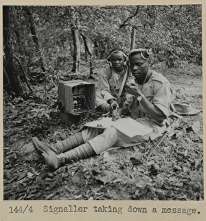 Signallers with the King?s African Rifles Signallers with the King?s African Rifles