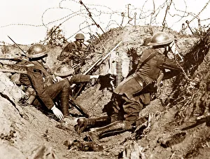 Signallers, Sausage Valley, during the First World War