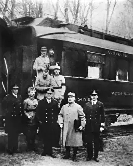 Rosslyn Prints: Signing of Armistice, Compiegne Forest, Northern France