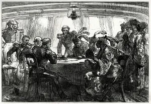 Treaty Prints: Signing the Treaty of Nankin (Nanking, Nanjing), ending the First Opium War