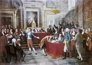 Masculine Collection: Signing Venezuelas independence in Caracas (5th