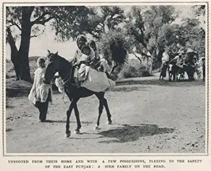 Fleeing Prints: Sikh Family fleeing to East Punjab