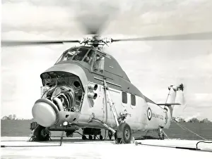 Sikorsky-built S-58, XL722, re-engined by Westland with ?