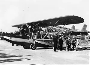 Sikorsky Prints: Sikorsky S-38 of Pan Am (forward view, on the ground)