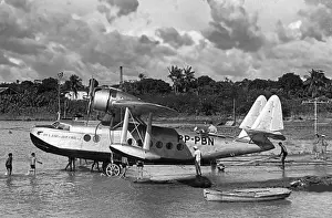 Brazil Prints: Sikorsky S-43 of Pan Air do Brazil at Belem, Brazil