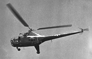 Sikorsky S-51 Hms Theseus Ships Helicopter Taking-Off fr?