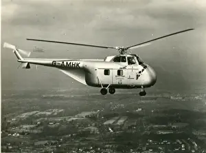 Sikorsky S-55, G-AMHK, registered to Westland in January 195