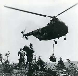 Sikorsky Prints: Sikorsky S-55 in Korea