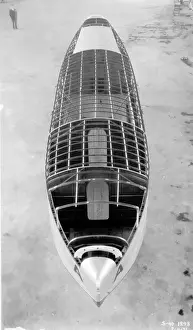 Sikorsky S40 fuselage during construction