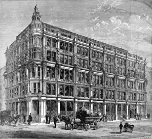 Silber and Flemings Warehouses, London, 1884