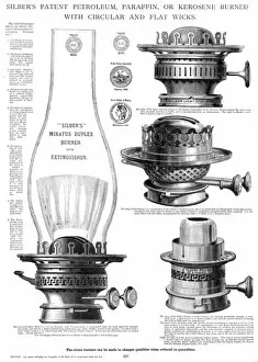 Petroleum Collection: Silbers patent burners with wicks, Plate 227