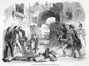 Detat Prints: Silencing the opposition at the Temple in Paris, after Louis-Napoleon