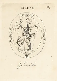 Satyr Prints: Sileno. In corniola