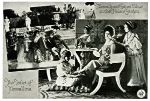 Silent Film - Messalina, Palace Garden, Toilet