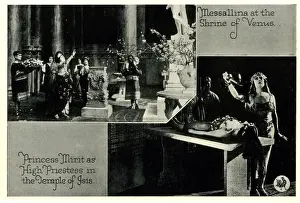Silent Film - Messalina, Shrine of Venus, Temple of Isis