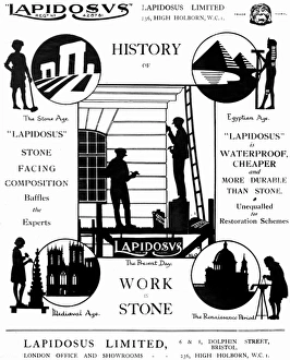 Silhouette advertisement for Lapidosus Limited Silhouette advertisement for Lapidosus Limited