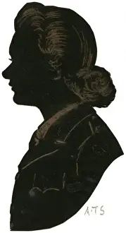 Silhouette of an ATS woman