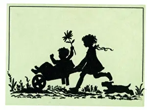 Push Prints: Silhouette, A Barrow-load of Happiness