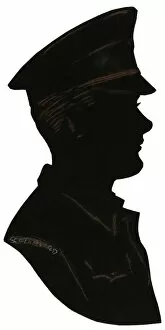 Images Dated 21st February 2012: Silhouette of a Canadian woman in uniform