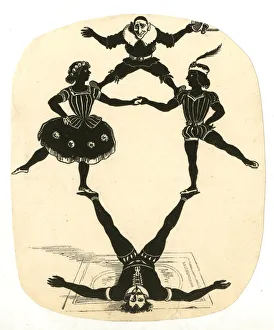 Acrobats Gallery: Silhouette, Circus Acrobats