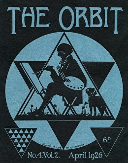 Orbit Gallery: Silhouette cover design for The Orbit magazine