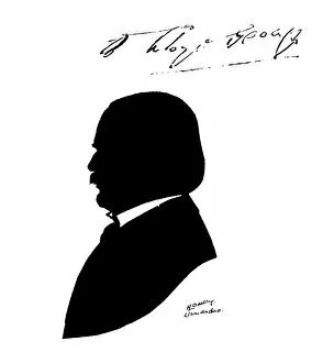 Hand Writing Collection: Silhouette of David Lloyd George