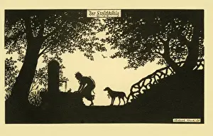 Meets Prints: Silhouette. The Frog Prince