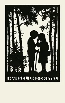 Silhouette. Hansel & Gretel