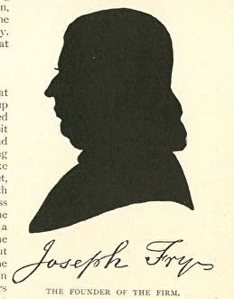 Silhouette, Joseph Fry, head of Frys Cocoa, Bristol