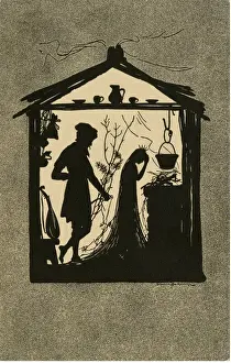Minstrel Prints: Silhouette. King Thrushbeard