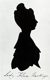 Pearce Gallery: Silhouette, Lady Flora Hastings