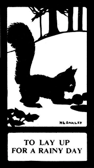 Images Dated 24th February 2012: Silhouette, To Lay Up for a Rainy Day