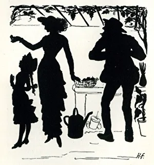 Furniss Gallery: Silhouette, Offering a Peach in the Hothouse