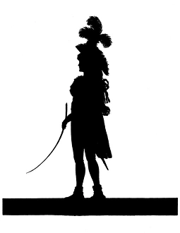 Dorothea Gallery: Silhouette portrait of the actress Mrs Jordan