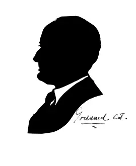 Goddard Prints: Silhouette portrait of Baron Goddard, Chief Justice