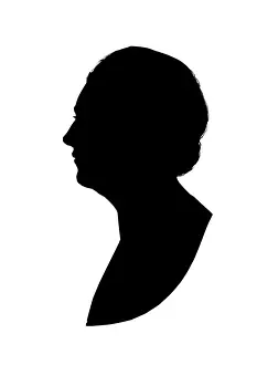 Grosvenor Prints: Silhouette portrait, Countess of Shaftesbury
