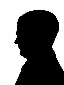 Weldon Prints: Silhouette portrait of Harry Weldon, music hall performer