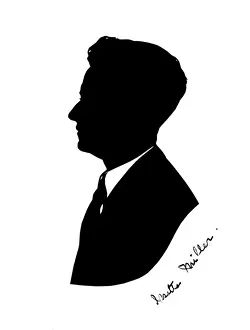 Miller Prints: Silhouette portrait of Issette Miller, LGU founder