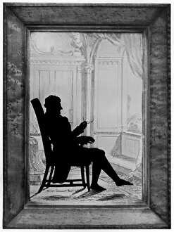 Edouart Gallery: Silhouette portrait of James Sword by August Edouart
