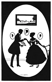 Formally Prints: Silhouette - Postcard Design