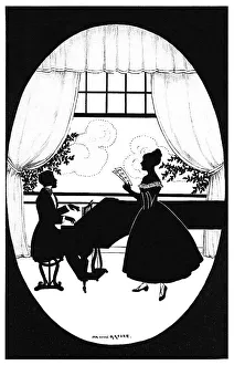 Sings Prints: Silhouette - Postcard Design