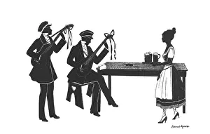 Mandolin Prints: Silhouette - Postcard Design